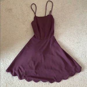 Scalloped dress